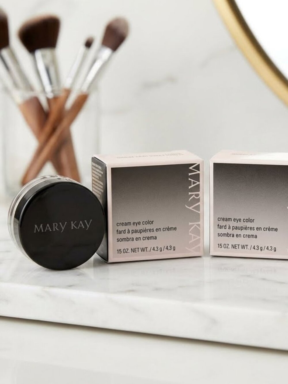 2 MARY KAY Cream eye color NIB Meadow Grass Vert Prairie eyeshadow green